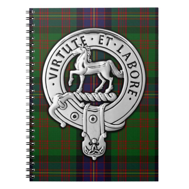 Cuaderno Clan Cochrane Escudo y Tartán (Frente)