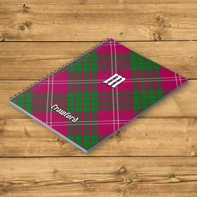 Cuaderno Clan Crawford Tartan Notebook (Subido por el creador)