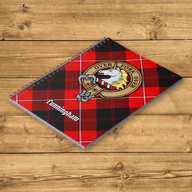 Cuaderno Clan Cunningham Escudo por Tartán (Subido por el creador)