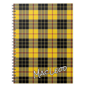 Cuaderno Clan de Honor Escocés MacLeod de Lewis Tartán