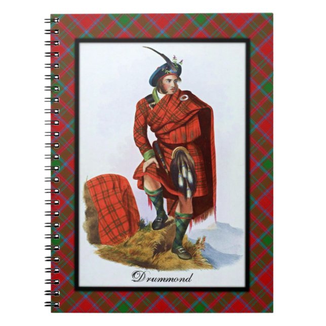 Cuaderno Clan Drummond Scottish Highland Dreams (Frente)