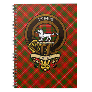 Cuaderno Clan escocés Bruce Badge y Escudo | Escudo de arma