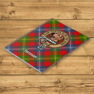 Cuaderno Clan Forrester Escudo sobre Tartán