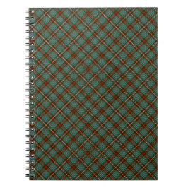 Cuaderno Clan Fraser Brown y Green Hunting Tartán
