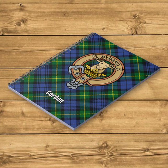 Cuaderno Clan Gordon Escudo sobre Tartán (Subido por el creador)