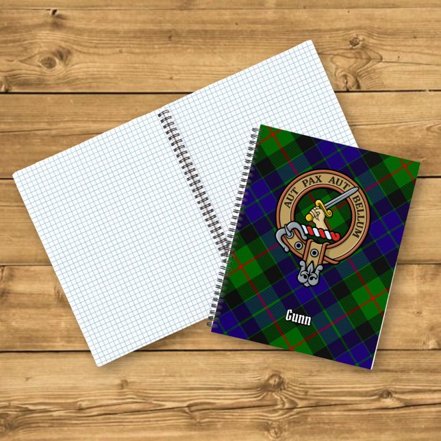 Cuaderno Clan Gunn Escudo por Tartán (Subido por el creador)