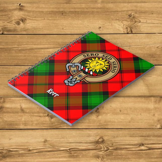 Cuaderno Clan Kerr Escudo por Tartán (Subido por el creador)