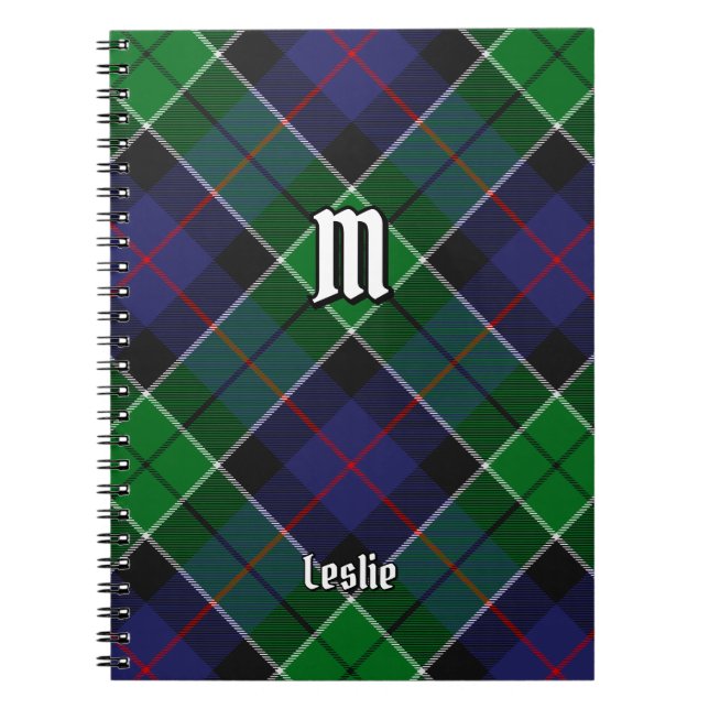 Cuaderno Clan Leslie Hunting Tartán (Frente)