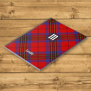 Cuaderno Clan Leslie Red Tartan