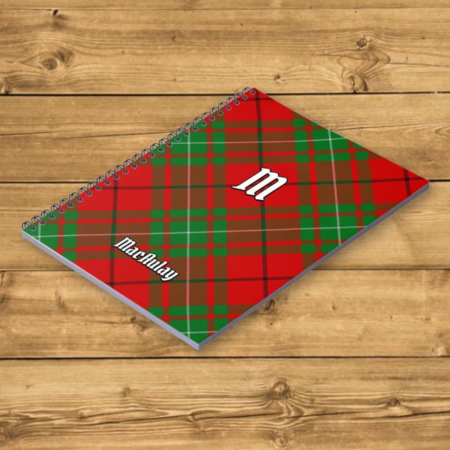 Cuaderno Clan MacAulay Tartan Notebook (Subido por el creador)