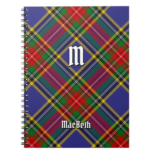 Cuaderno Clan MacBeth Tartan Notebook (Frente)