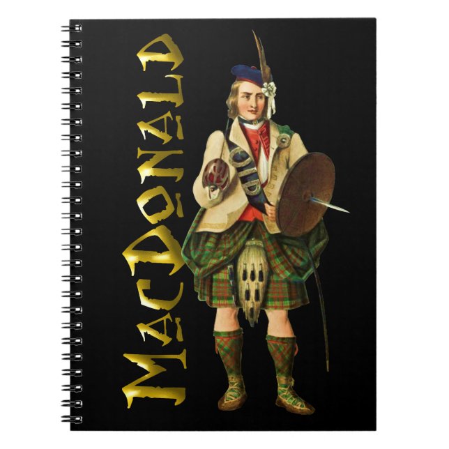 Cuaderno Clan MacDonald Scottish Highland Dreams (Frente)