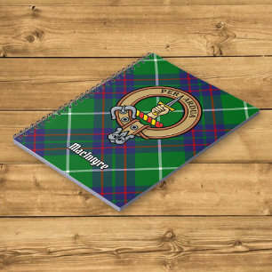 Cuaderno Clan MacIntyre Escudo sobre Tartán