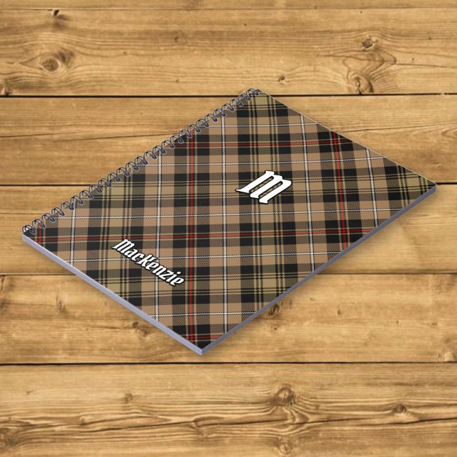 Cuaderno Clan MacKenzie Brown Hunting Tartan Notebook (Subido por el creador)