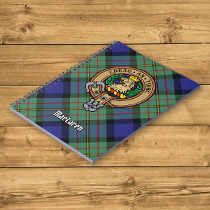 Cuaderno Clan MacLaren Escudo sobre Tartán