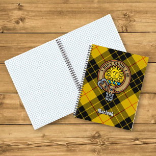 Cuaderno Clan MacLeod de Lewis Escudo sobre Tartán