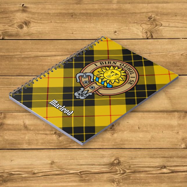 Cuaderno Clan MacLeod de Lewis Escudo sobre Tartán (Subido por el creador)