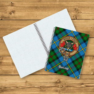 Cuaderno Clan MacLeod Escudo sobre la caza de tartán