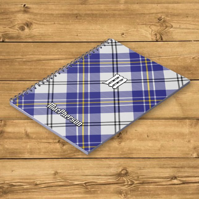 Cuaderno Clan MacPherson Blue Dress Tartan Notebook (Subido por el creador)
