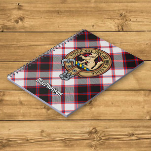 Cuaderno Clan MacPherson Escudo sobre la caza de tartán
