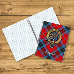 Cuaderno Clan MacTavish Escudo sobre Tartán