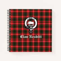 Clan Nesbitt Escudo y receta personalizada Tartan