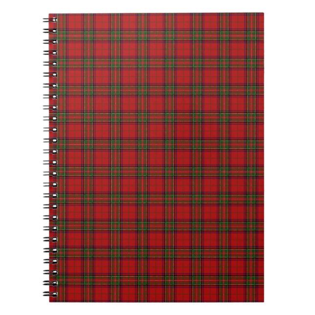 Cuaderno Clan Stewart Royal Scottish Tartán Plaid Pattern (Frente)