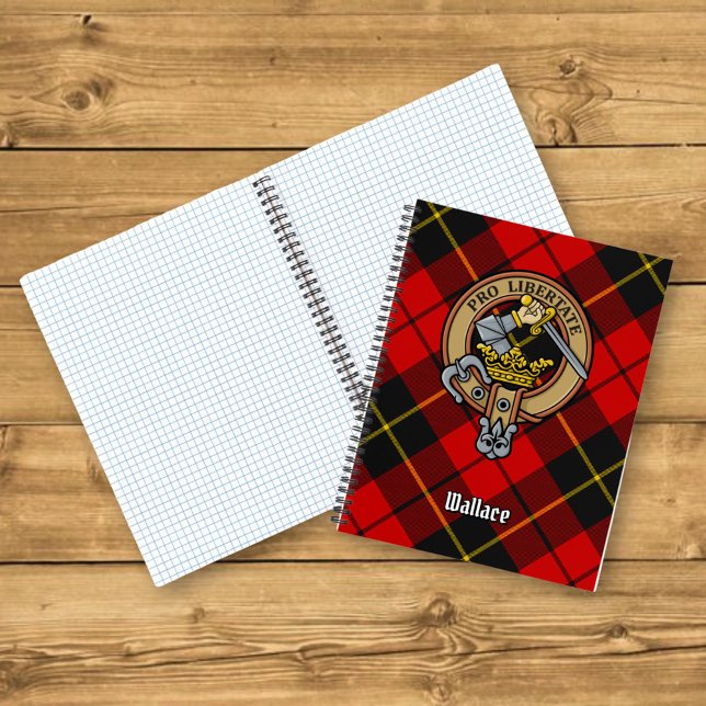 Cuaderno Clan Wallace Escudo por Tartán (Subido por el creador)