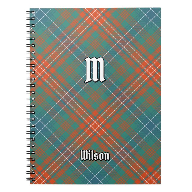 Cuaderno Clan Wilson Ancient Tartán (Frente)