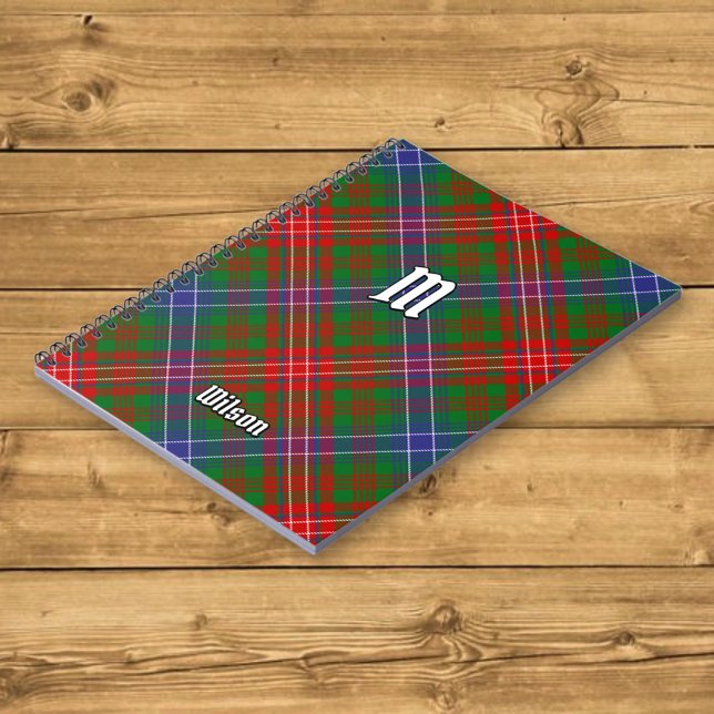Cuaderno Clan Wilson Modern Tartán (Subido por el creador)