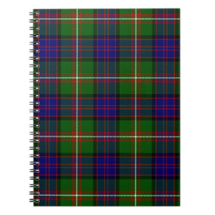 Cuaderno Clanranald tartan azul plaga