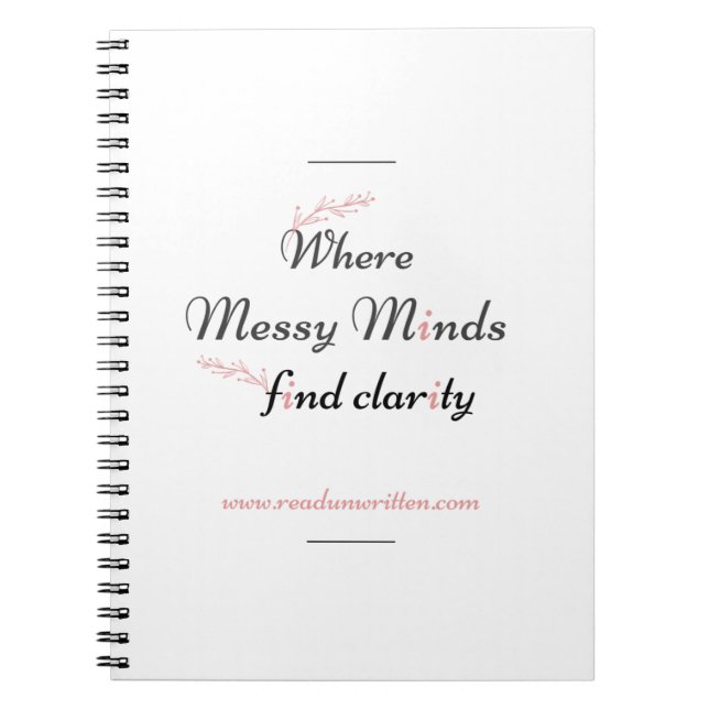 Cuaderno Claridad de la flor (Frente)