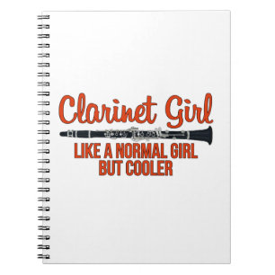Cuaderno Clarinet Chica como un Chica normal pero más frío