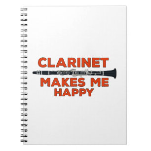 Cuaderno Clarinet me hace feliz