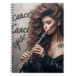 Cuaderno Clarinet, músico de cáncer zodiaco