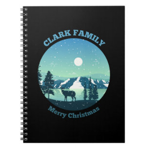 Cuaderno Clark Family Merry Christmas