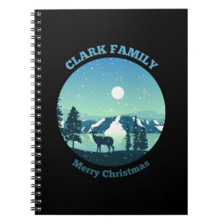 Cuaderno Clark Family Merry Christmas