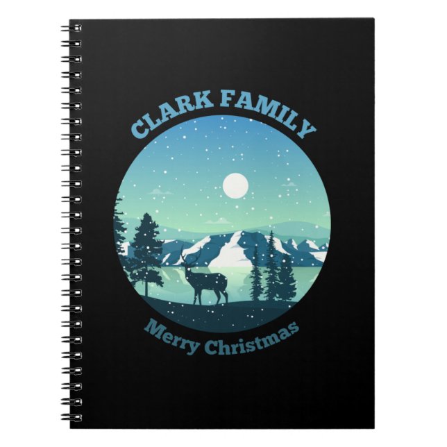 Cuaderno Clark Family Merry Christmas (Frente)