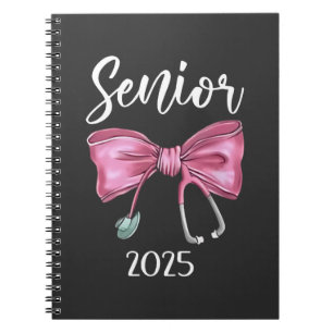 Cuaderno Clase Coquette Senior 2025 de arcos rosados 2025