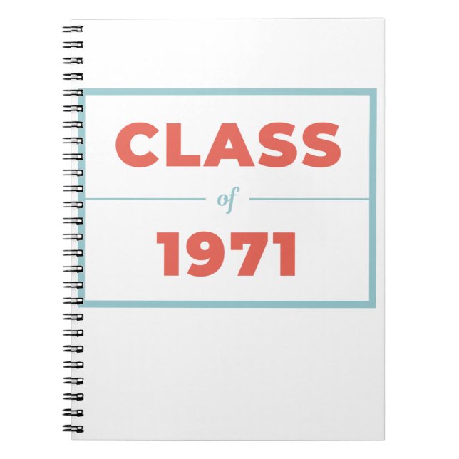 Cuaderno Clase de 1971 (Frente)