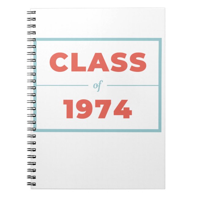 Cuaderno Clase de 1974 (Frente)