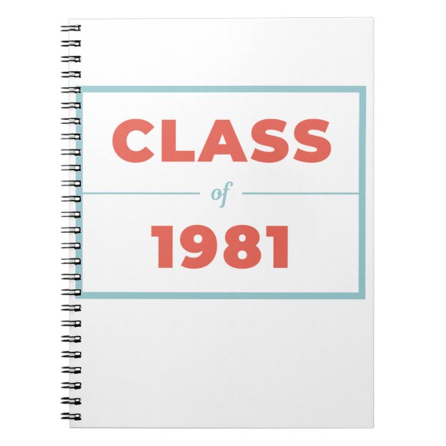 Cuaderno Clase de 1981 (Frente)