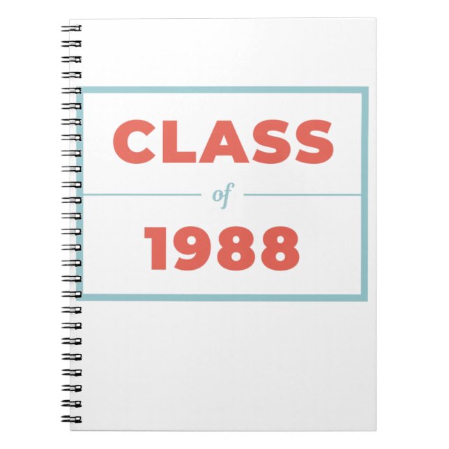 Cuaderno Clase de 1988 (Frente)