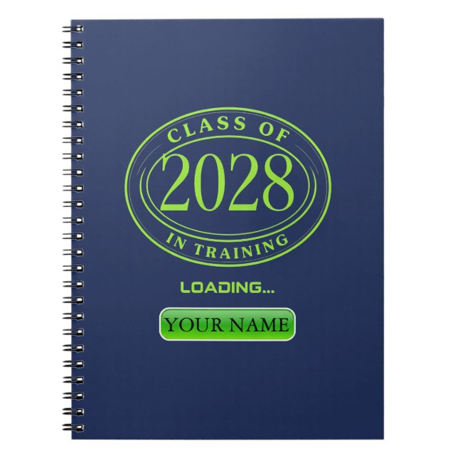 Cuaderno Clase de 2028 en Entrenamiento (Frente)