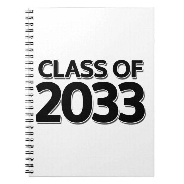 Cuaderno Clase de 2033 (Frente)