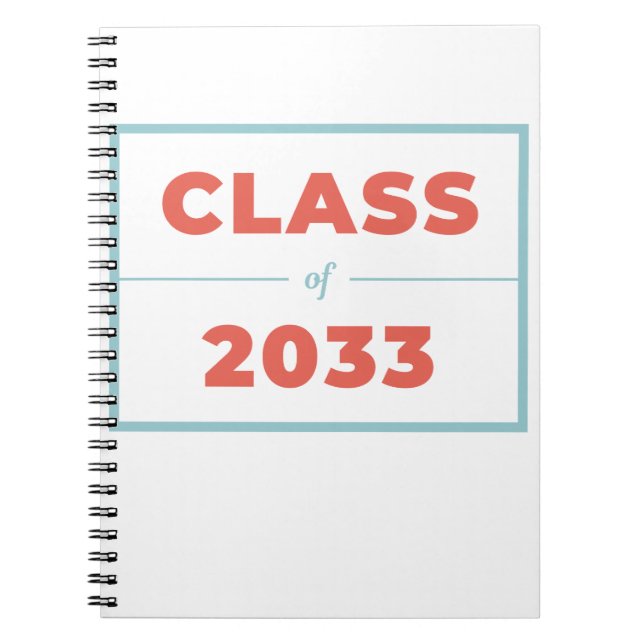 Cuaderno Clase de 2033 (Frente)