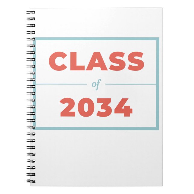 Cuaderno Clase de 2034 (Frente)