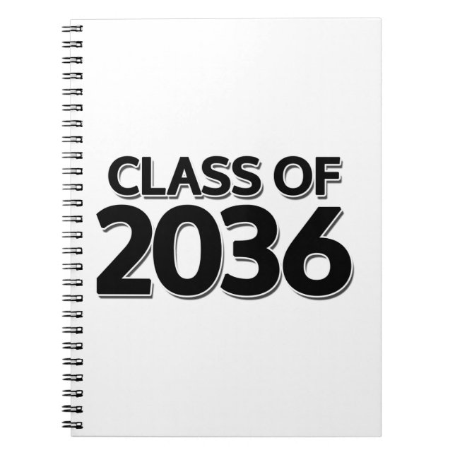Cuaderno Clase de 2036 (Frente)