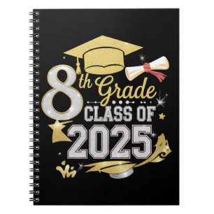Cuaderno Clase de 8º Grado Graduada Promoción 2025