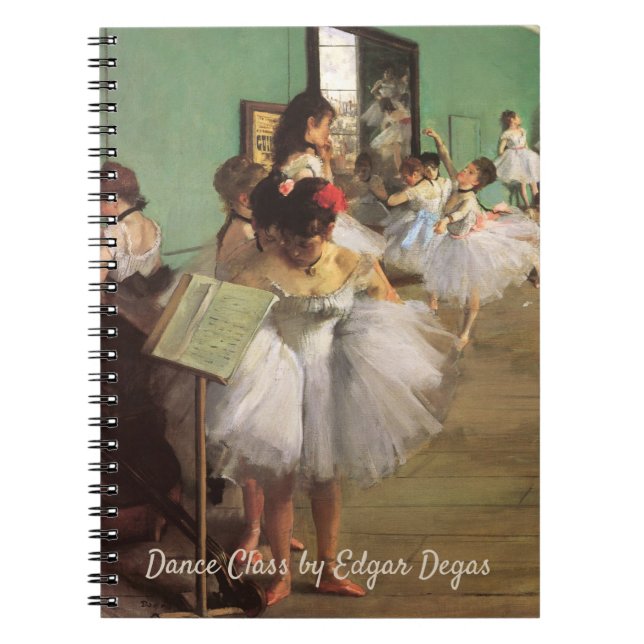 Cuaderno Clase de Baile de Degas, Impresionismo Antiguo Bal (Frente)